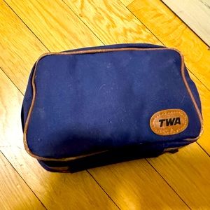 TWA business class pouch